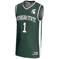 #1 Michigan State Spartans GameDay Greats Lightweight Basketball Jersey - Green