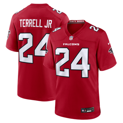 Atlanta Falcons A.J. Terrell Nike Red Game Jersey