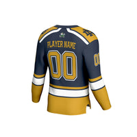Notre Dame Fighting Irish GameDay Greats Lightweight Hockey NIL Pick-a-Player Fashion Jersey - Navy