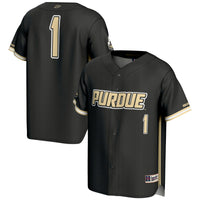 #1 Purdue Boilermakers GameDay Greats Lightweight Baseball Jersey - Gold