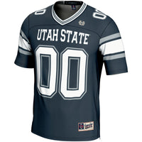 Utah State Aggies GameDay Greats NIL Pick-A-Player Football Jersey - Navy