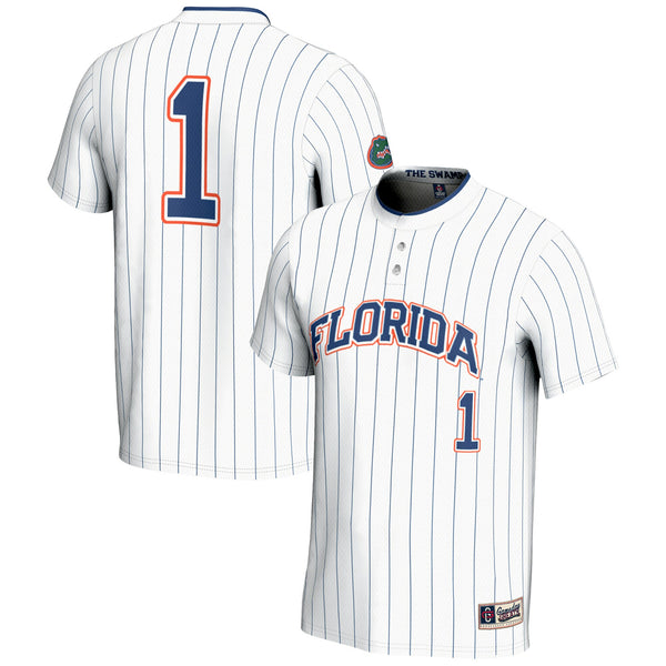 #1 Florida Gators GameDay Greats Lightweight Softball Jersey - White