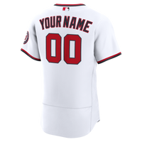 Washington Nationals Nike White Home Authentic Custom Jersey