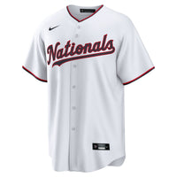 Washington Nationals Nike White Home Custom Replica Jersey