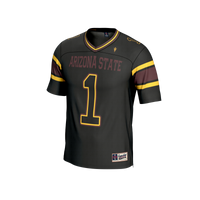 GameDay Greats Black #1 Arizona State Sun Devils Lightweight Collegiate Football Fashion Jersey