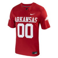 Arkansas Razorbacks Nike Custom Football Game Jersey - Cardinal