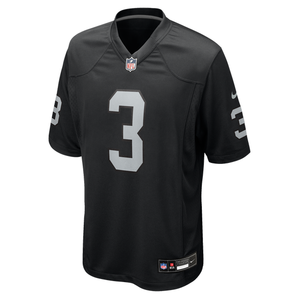 Las Vegas Raiders Zamir White Nike Black Team Game Jersey