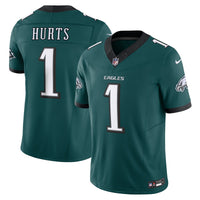 Philadelphia Eagles Jalen Hurts Nike Midnight Green Vapor F.U.S.E. Limited Jersey