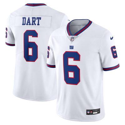 New York Giants Jaxson Dart Nike White Vintage White Vapor Untouchable Stitched Limited Jersey