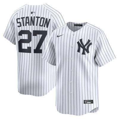 New York Yankees Giancarlo Stanton Nike White Home Limited Player Jersey