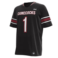 #1 South Carolina Gamecocks Under Armour Replica Football Jersey - Black