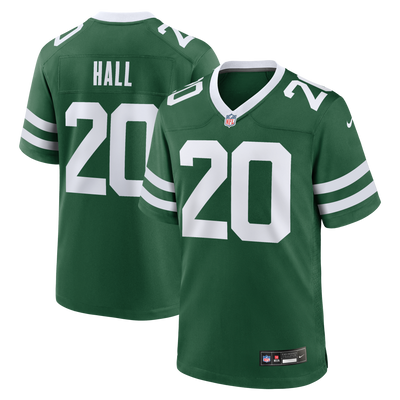 New York Jets Breece Hall Nike Legacy Green Game Jersey