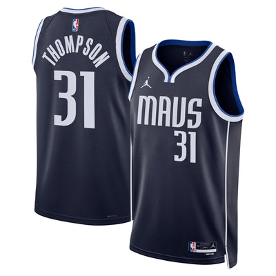 Dallas Mavericks Jordan Brand Statement Edition Swingman Jersey - Navy - Klay Thompson