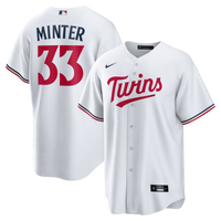 Minnesota Twins A.J. Minter Nike White Home Replica Jersey