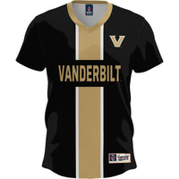 Vanderbilt Commodores GameDay Greats Lightweight Soccer Fashion Jersey - Black