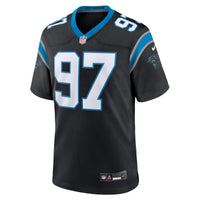 Carolina Panthers Bobby Brown III Nike Black Team Game Jersey