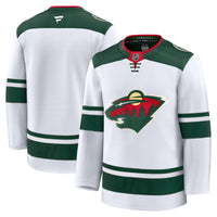 Minnesota Wild Fanatics White Away Premium Jersey