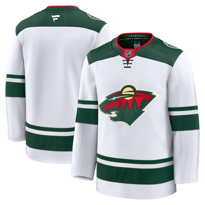 Minnesota Wild Fanatics White Away Premium Jersey