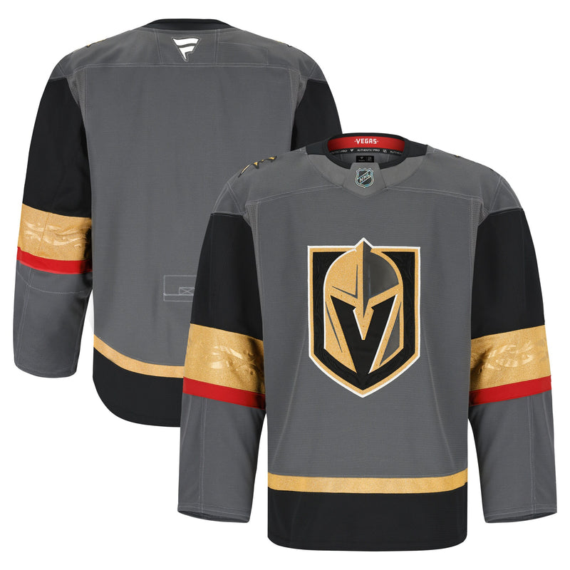 Vegas Golden Knights Fanatics Gray Alternate Authentic Pro Jersey
