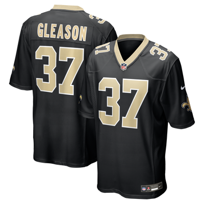 New Orleans Saints Steve Gleason Nike Black Game Retired Player Jersey