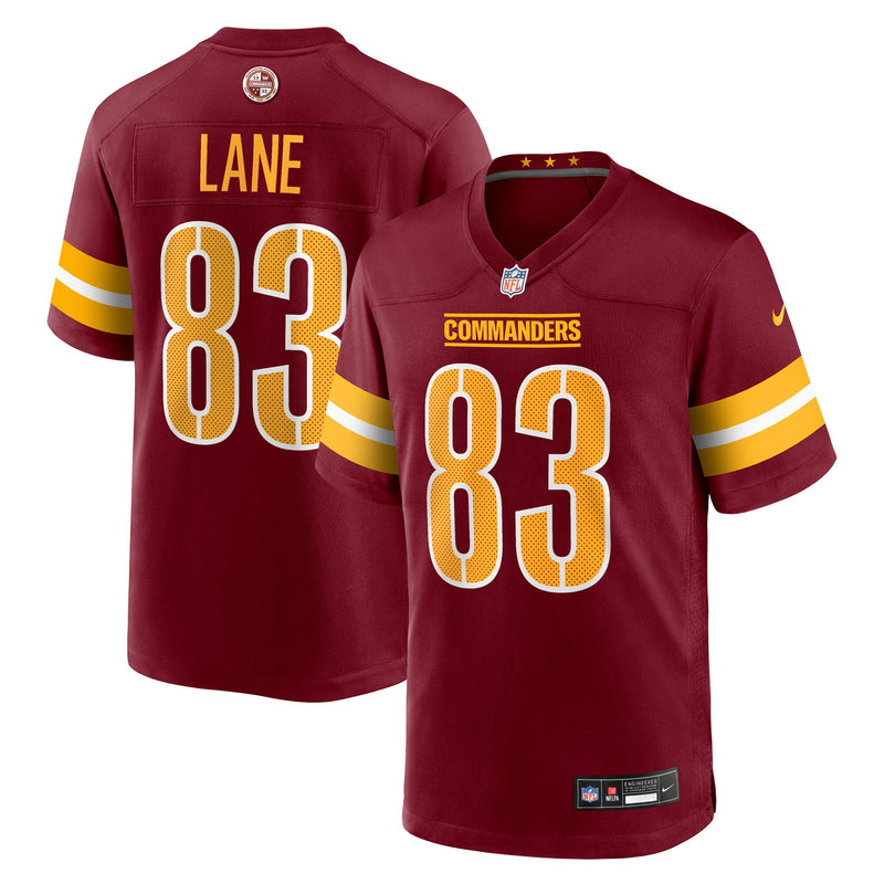 Washington Commanders Jaylin Lane Nike Burgundy Team Game Jersey