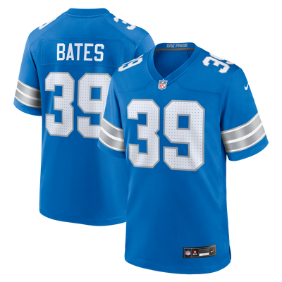 Detroit Lions Jake Bates Nike Blue Team Game Jersey