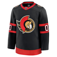 Ottawa Senators Fanatics Black Home Premium Custom Jersey