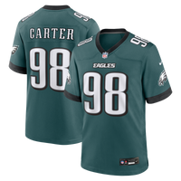 Philadelphia Eagles Jalen Carter Nike Midnight Green Team Game Jersey