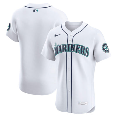 Seattle Mariners Nike White Home Elite Jersey