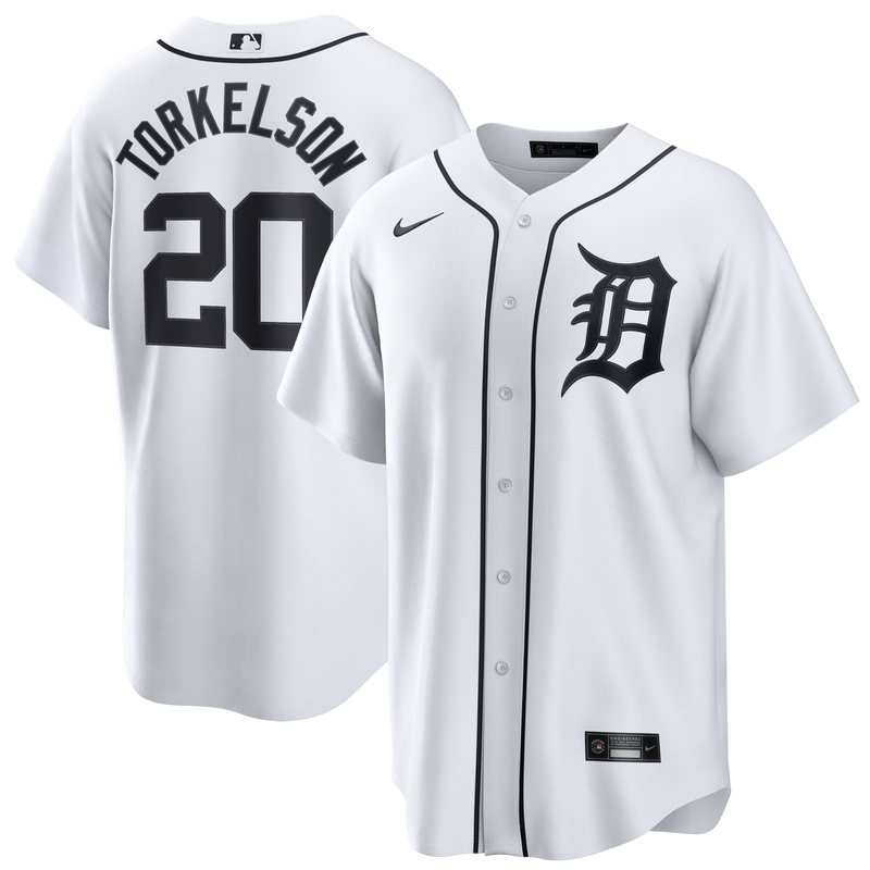 Detroit Tigers Spencer Torkelson Nike White Home Replica Jersey