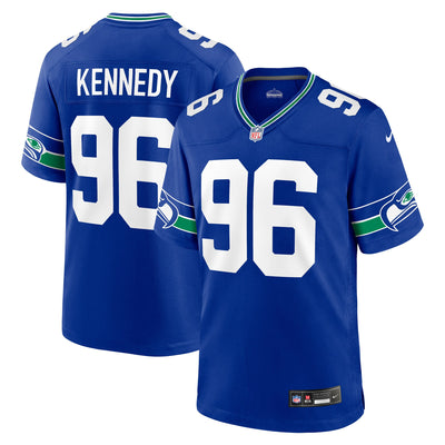 Seattle Seahawks Cortez Kennedy Nike Royal Retired Player Alternate Game Jersey