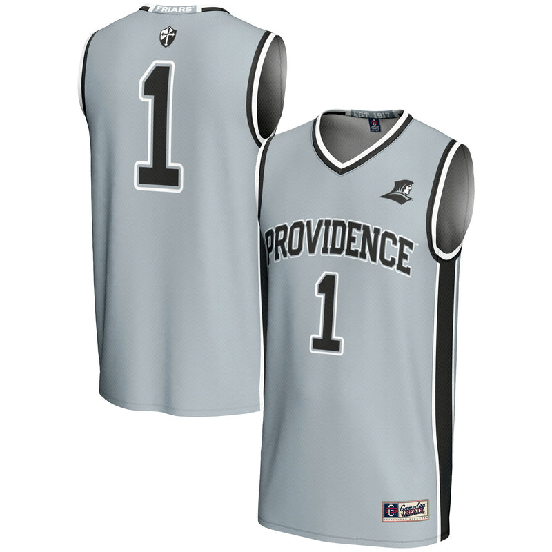 #1 Providence Friars GameDay Greats Lightweight Basketball Jersey - Silver