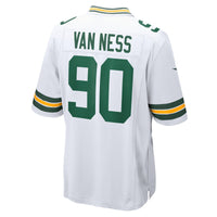 Green Bay Packers Lukas Van Ness Nike White Game Jersey