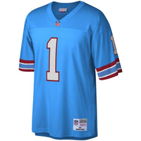 Houston Oilers Warren Moon Mitchell & Ness Light Blue Legacy Replica Jersey