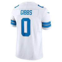 Detroit Lions Jahmyr Gibbs Nike White Vapor F.U.S.E. Limited Jersey