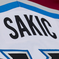 Colorado Avalanche Joe Sakic Mitchell & Ness White 1995 Power Play Jersey