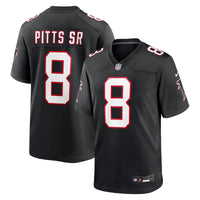 Atlanta Falcons Kyle Pitts Sr. Nike Black Alternate Game Jersey