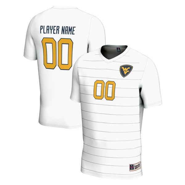 West Virginia Mountaineers GameDay Greats Pick-A-Player NIL Lightweight Soccer Jersey - White