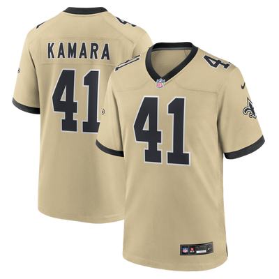 New Orleans Saints Alvin Kamara Nike Gold Gameday Golds Alternate Game Player Jersey
