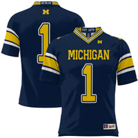 GameDay Greats #1 Navy Michigan Wolverines Football Jersey