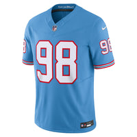Tennessee Titans Jeffery Simmons Nike Light Blue Vapor F.U.S.E. Limited Jersey