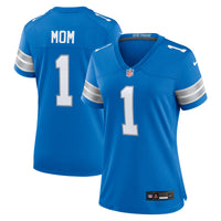 Detroit Lions Number 1 Mom Nike Blue Game Jersey