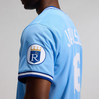 Kansas City Royals Bo Jackson Nike Light Blue Throwback Cooperstown Collection Limited Jersey
