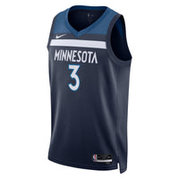 Minnesota Timberwolves Nike Icon Edition Swingman Jersey - Navy - Jaden McDaniels