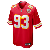 Kansas City Chiefs Zacch Pickens Nike Red Team Game Jersey