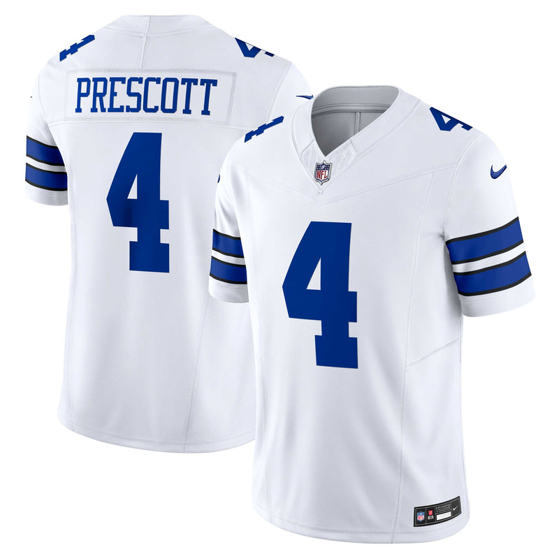 Dallas Cowboys Dak Prescott Nike White Vapor F.U.S.E. Limited Jersey