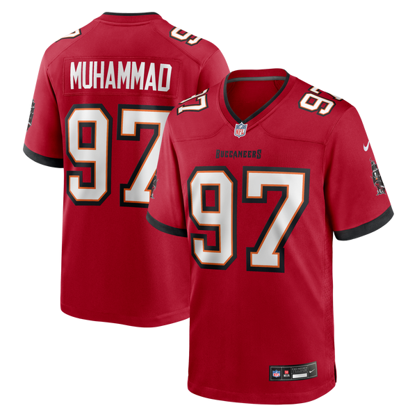 Tampa Bay Buccaneers Al-Quadin Muhammad Nike Red Team Game Jersey
