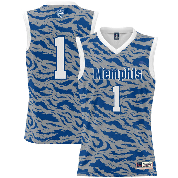 #1 Memphis Tigers GameDay Greats Lightweight Basketball Jersey - Royal