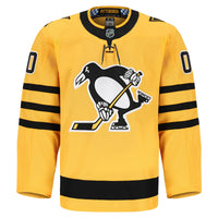 Pittsburgh Penguins Fanatics Gold Alternate Authentic Pro Custom Jersey