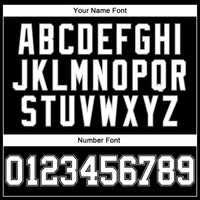 Custom Black White-Gray Mesh Authentic Throwback Football Jersey